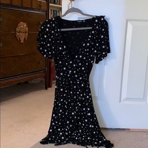 Star Wrap Dress